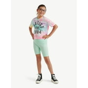 Justice Girls Tee and Short 2-Piece Set, Sizes XS-XLP