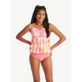 Justice Girls Tiedye Tankini Swimsuit, Sizes 518