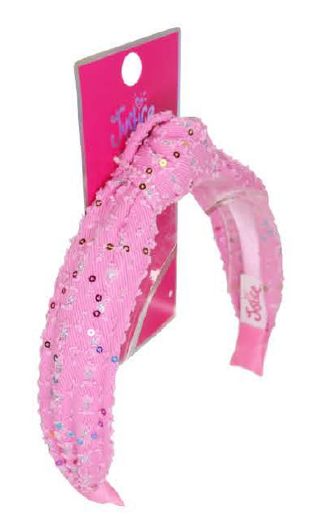 Justice Girls Top Knot Headband, Pink