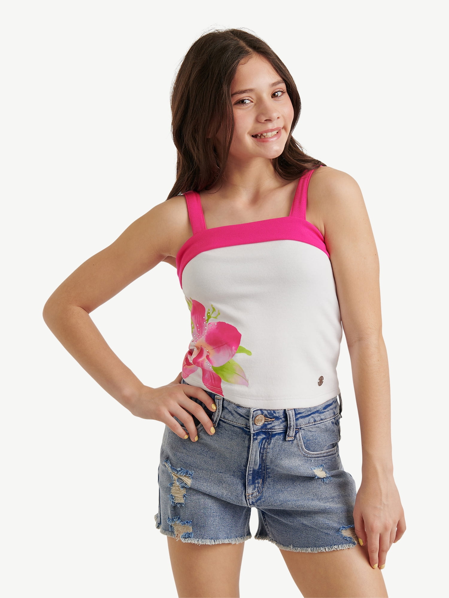 Justice Girls Tube Top with Straps, Sizes XS - XLP