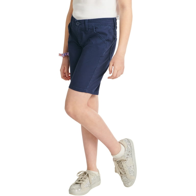 Justice Girls Uniform Bermuda Short Sizes 6 18 Walmart
