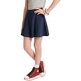 thumbnail image 1 of Justice Girls Uniform Knit Waist Skater Skirt, Sizes XS(5/6)-XL Plus(16/18 Plus), 1 of 4