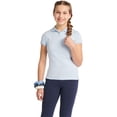thumbnail image 1 of Justice Girls Uniform Short Sleeve Polo Shirt, Sizes XS-XLP, 1 of 4