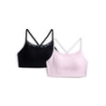 thumbnail image 1 of Justice Girls Variegated Seamless Rib Bra, 2-Pack, Sizes 28-38, 1 of 5