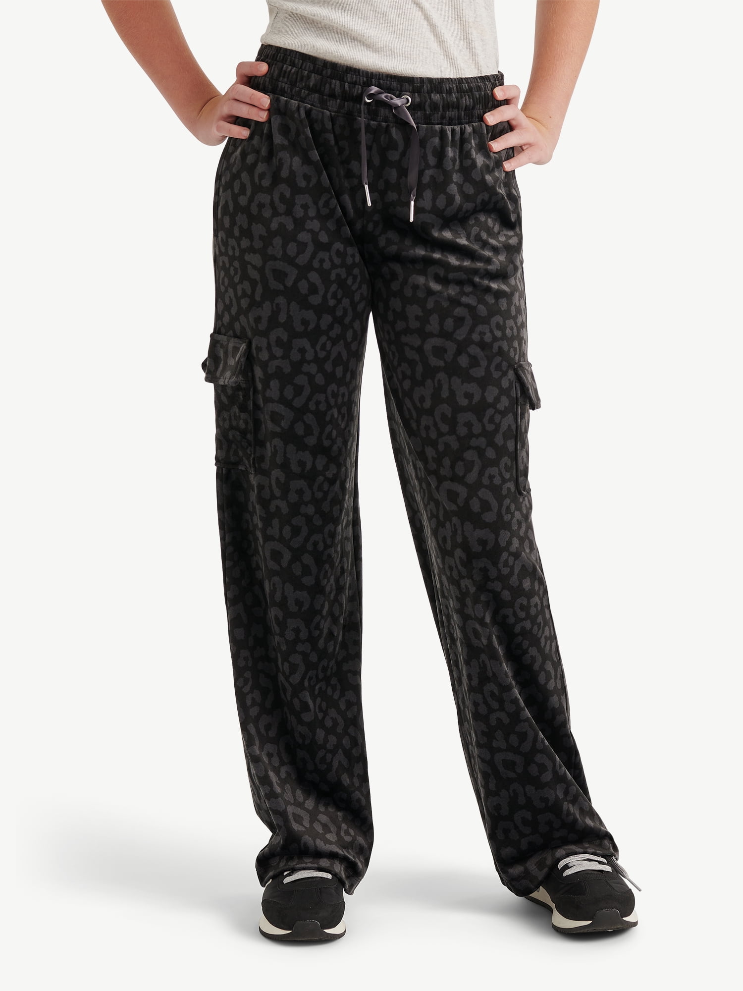 Justice Girls Velour Cargo Pant, Sizes XS - XLP