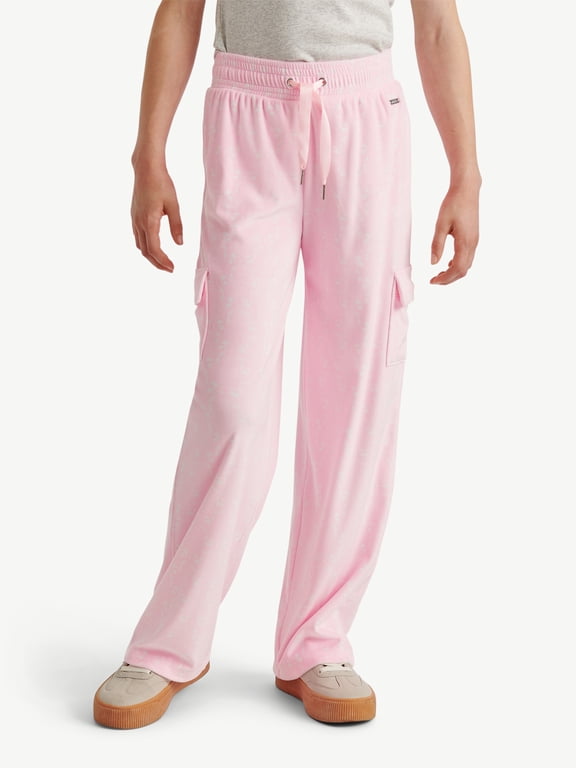 Girls Velour Cargo Pants, Sizes XS - XLP