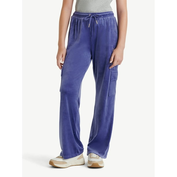Justice Girls Velour Cargo Pocket Pant, Sizes Xs-Xlp