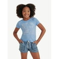 thumbnail image 1 of Justice Girls Washed Graphic Tee, Sizes XS - XLP, 1 of 6
