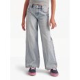 thumbnail image 1 of Justice Girls Wide Leg w/ Rhinestones at Waist Jeans, Sizes 6-18, Slim & Plus, 1 of 7