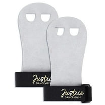 Justice Gymnastics Hand Grips- Medium, Black/White, 2 Pack