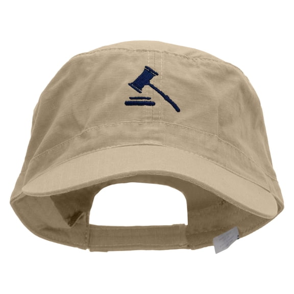 Justice Hammer Big Size Adjustable Ripstop Army Cap - Khaki XL-3XL