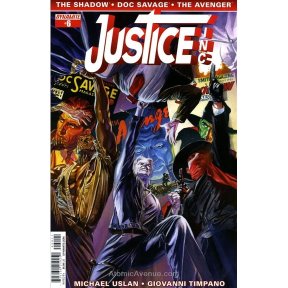 Justice Inc. (Dynamite) #6A VF ; Dynamite Comic Book