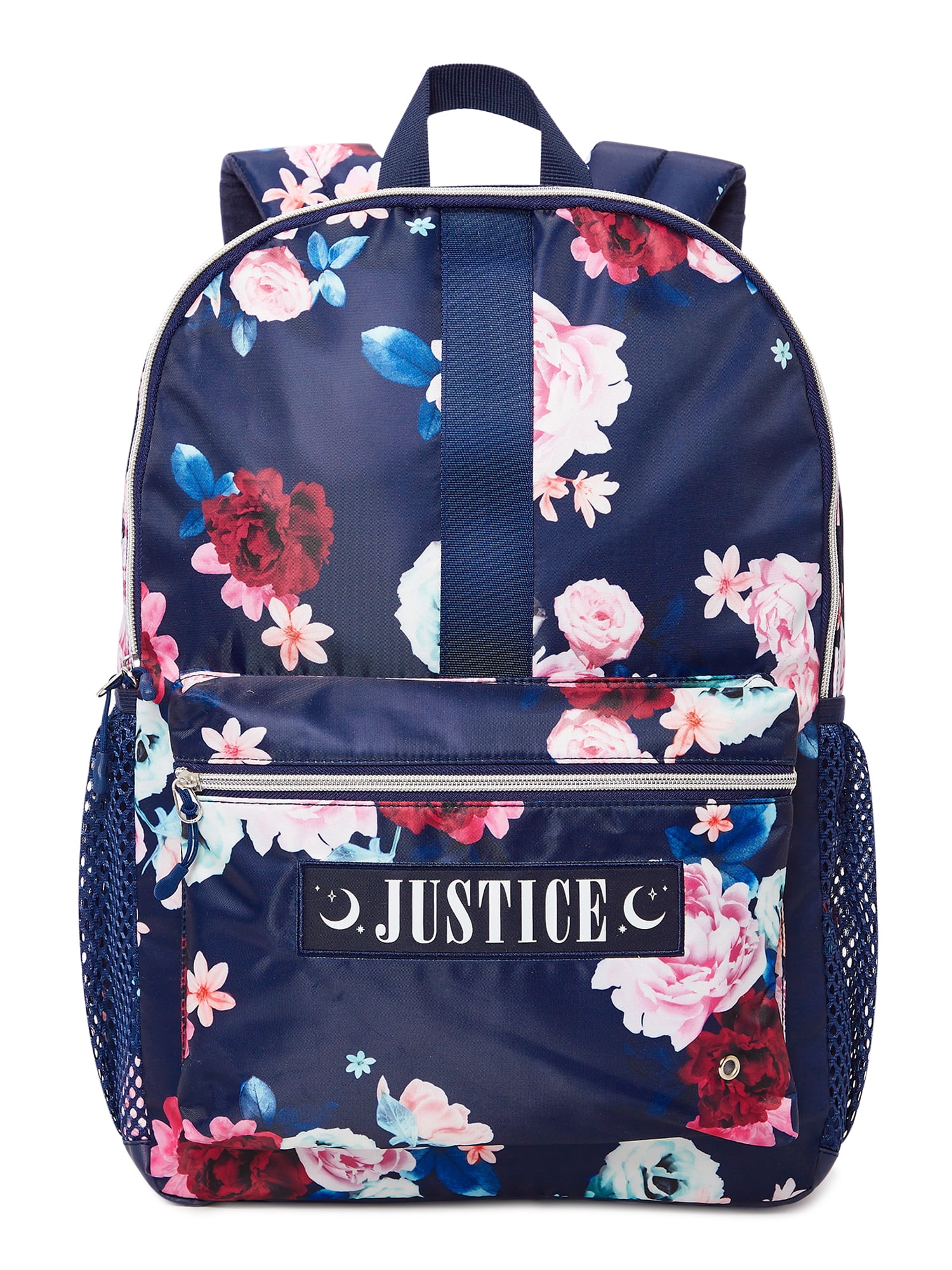 Justice Kids Girls Floral Print Navy Backpack Walmart