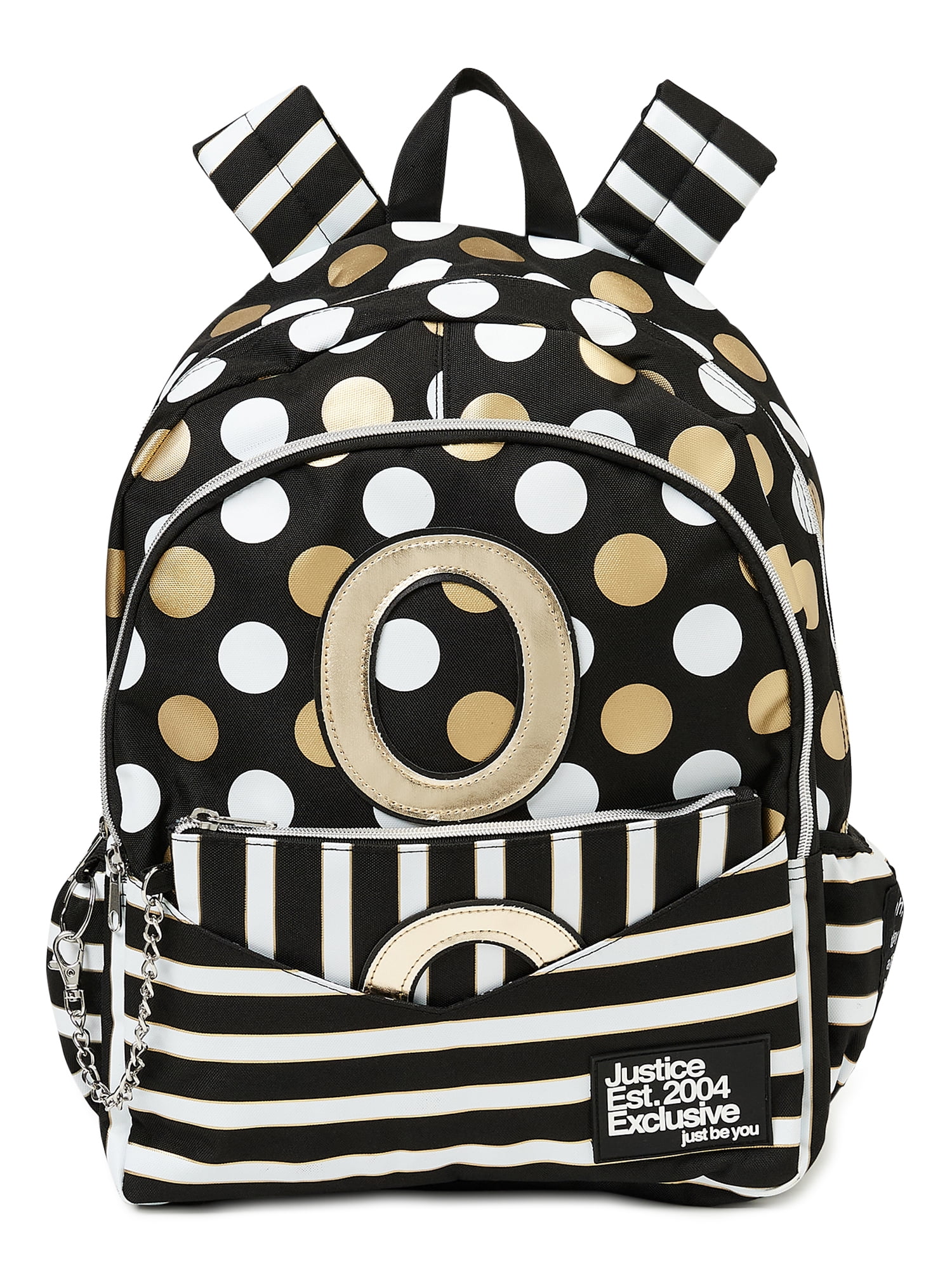 Justice backpacks with letter cheap r