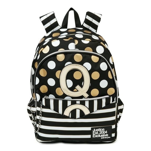 Justice Kids Initial Q Backpack