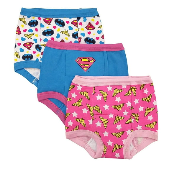 Justice League 3pk Training Pants (Toddler Girls)