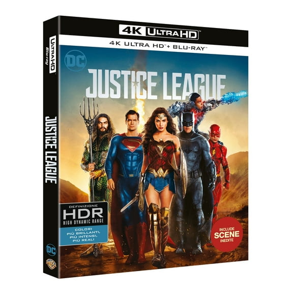 Justice League (4k+Br) (4K Ultra HD) Gadot Wright Momoa Nielsen Adams Snyder Zack