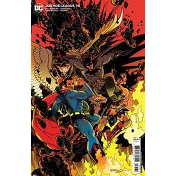 Justice League #75 Cvr G Inc 1:50 Tony Harris Card Stock Var DC Comics Comic Book