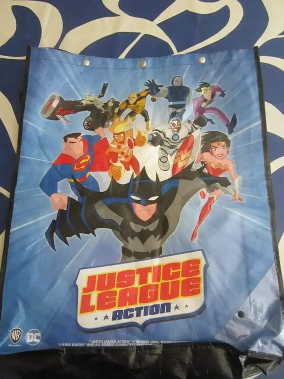 Justice League Action Batman 2017 SDCC huge promo tote bag backpack