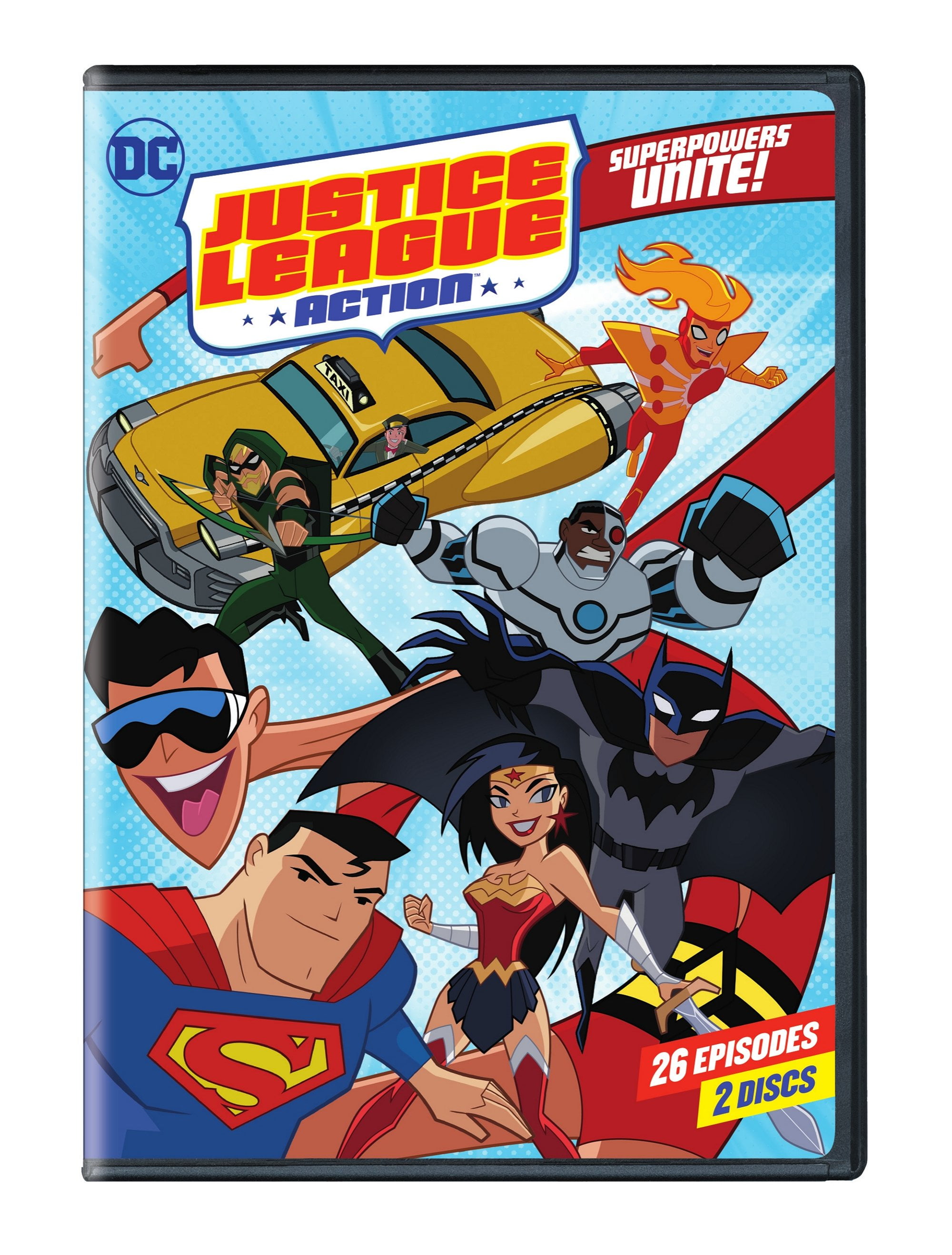 Justice League Action Superpowers Unite Season 1 Part 1 DVD Warner Home Video Animation Walmart
