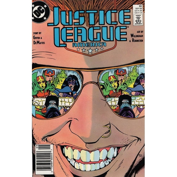 Justice League America #30 (Newsstand) VF ; DC Comic Book