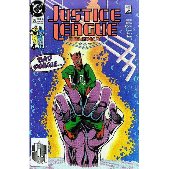 Justice League America #36 VF ; DC Comic Book