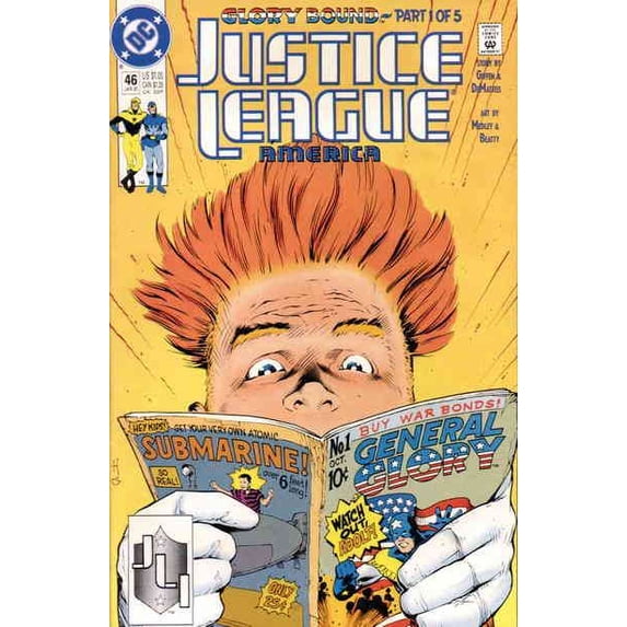 Justice League America #46 VF ; DC Comic Book