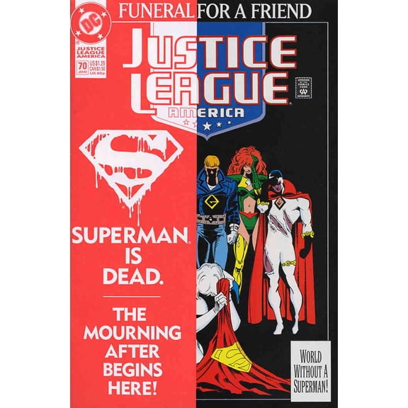 Justice League America #70 VF ; DC Comic Book