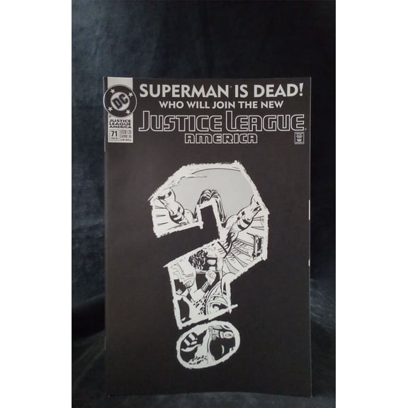 Pre-Owned Justice League America #71 Question Mark Cover 1993 DC Comics Comic Book