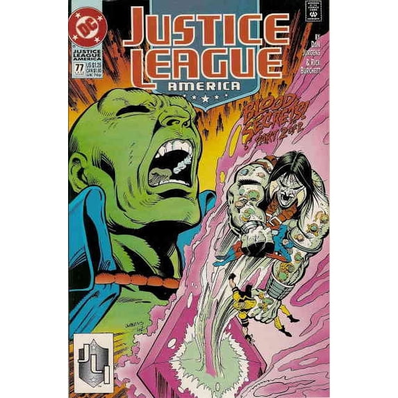 Justice League America #77 VF ; DC Comic Book