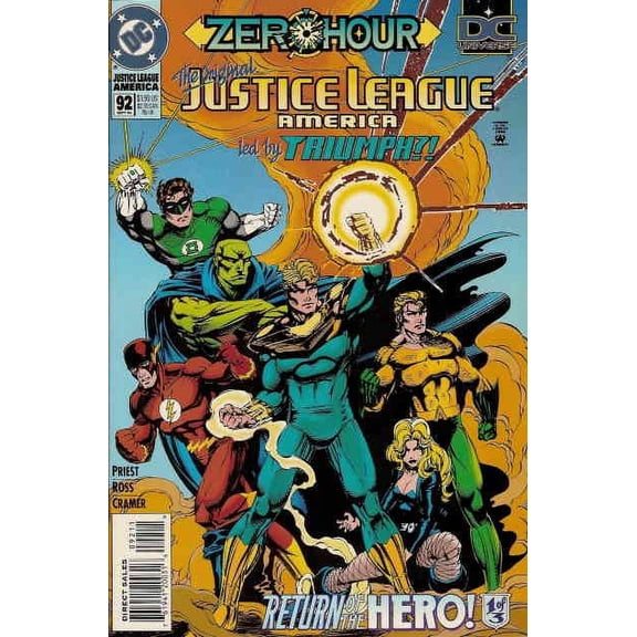 Justice League America #92 VF ; DC Comic Book