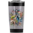 thumbnail image 1 of Justice League Assemble Stainless Steel Tumbler 20 oz Coffee Travel Mug/Cup, Vacuum Insulated & Double Wall with Leakproof Sliding Lid | Great for Hot Drinks and Cold Beverages, 1 of 7