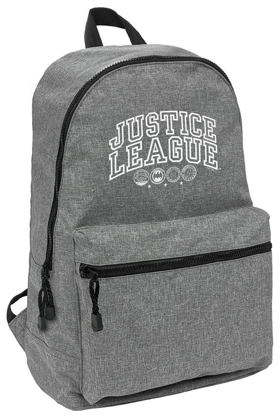 Justice League Athletic Logo Lightweight Backpack for Work School Daily Use Packable for Travel