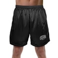 thumbnail image 1 of Justice League Athletic Logo Mens Lined Mesh Shorts, Black, Large, 1 of 6