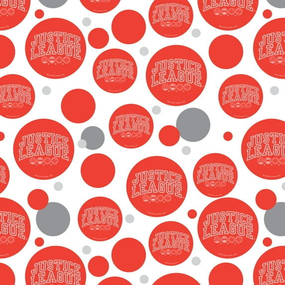 Justice League Athletic Logo Premium Gift Wrap Wrapping Paper Roll
