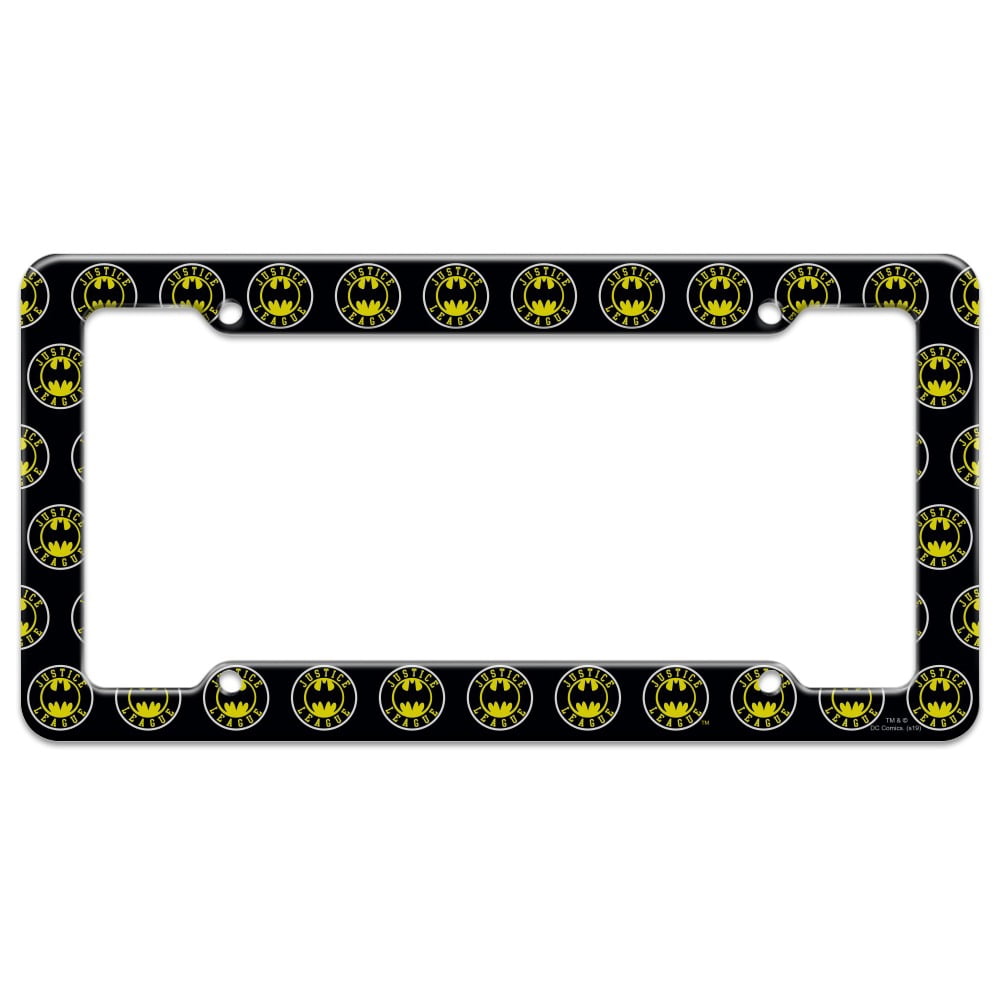 Justice League Batman Athletic Logo License Plate Tag Frame - Walmart.com