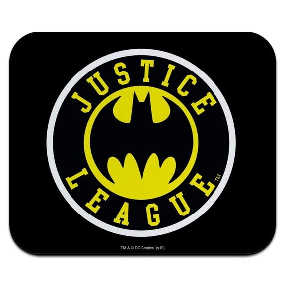 Justice League Batman Athletic Logo Low Profile Thin Mouse Pad Mousepad