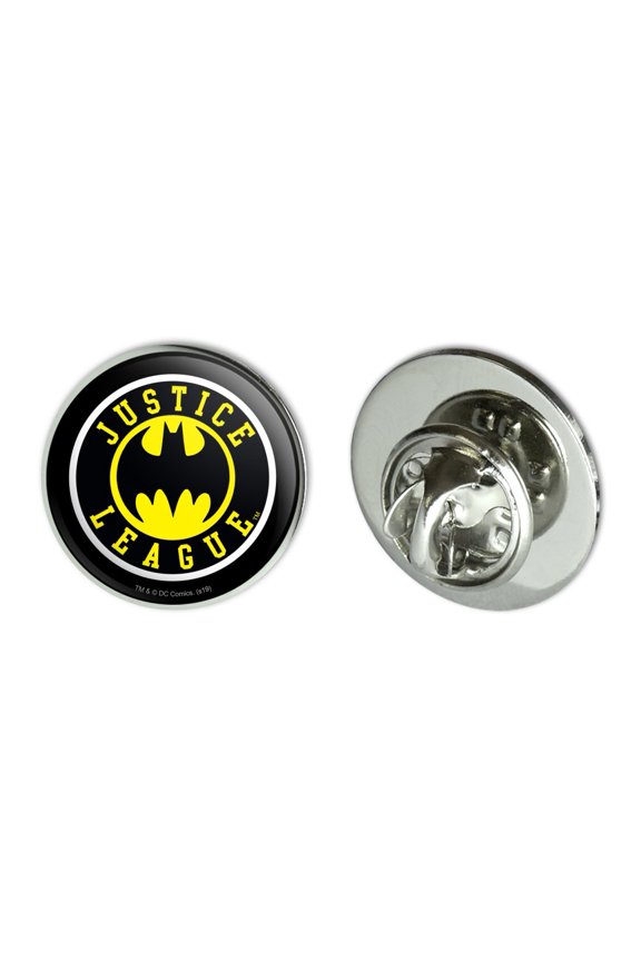 Justice League Batman Athletic Logo Metal 0.75" Lapel Hat Pin Tie Tack Pinback