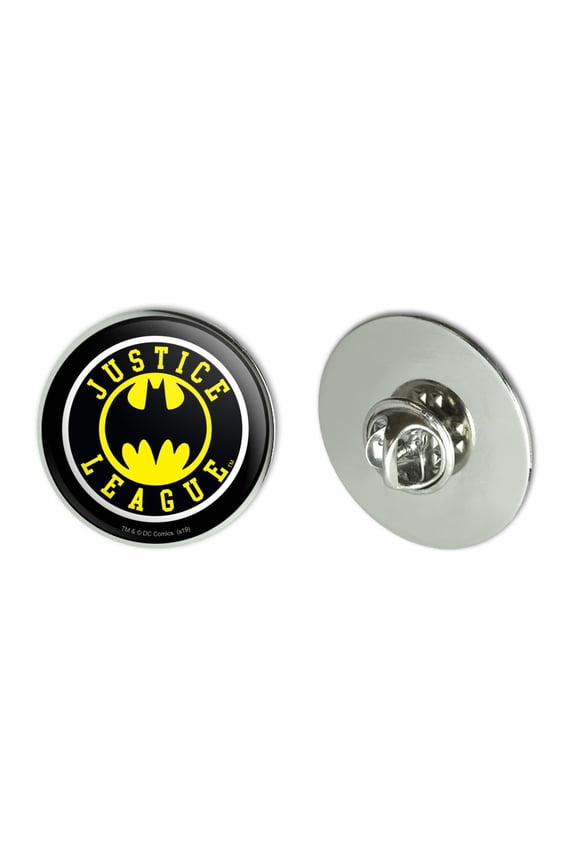 Justice League Batman Athletic Logo Metal 1.1" Tie Tack Hat Lapel Pin Pinback