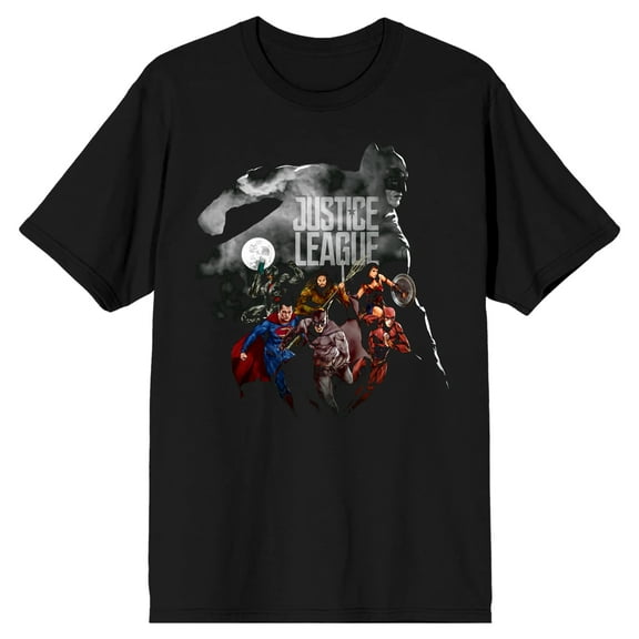 Justice League Batman Outline T-Shirt-S
