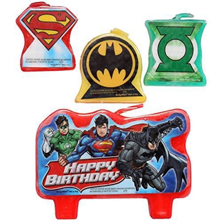 Justice League Birthday Candle Set