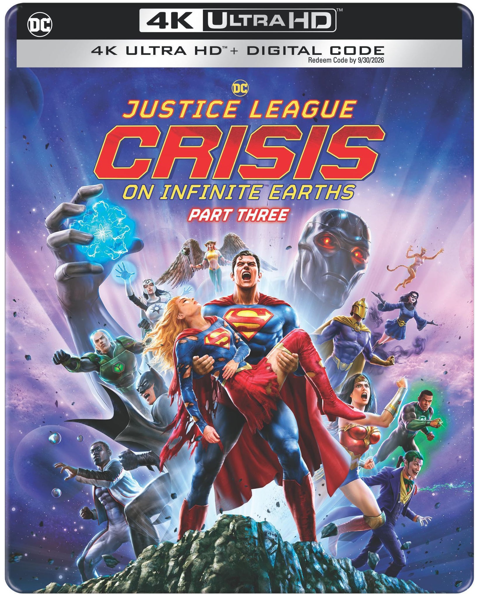 Justice League: Crisis on Infinite Earths Part Three (4K Ultra HD + Digital Copy) (Steelbook), Warner Home Video, Animation