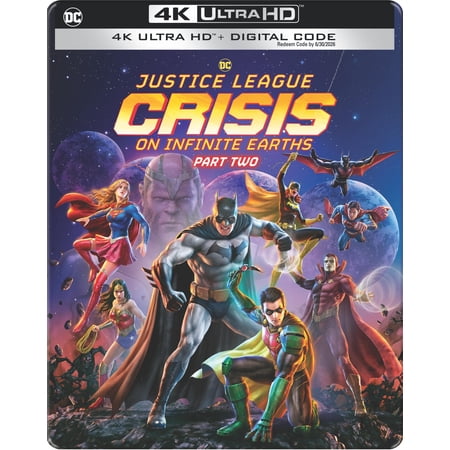 Justice League: Crisis on Infinite Earths Part Two (Limited Edition Steelbook) (4K Ultra HD + Digital Copy)