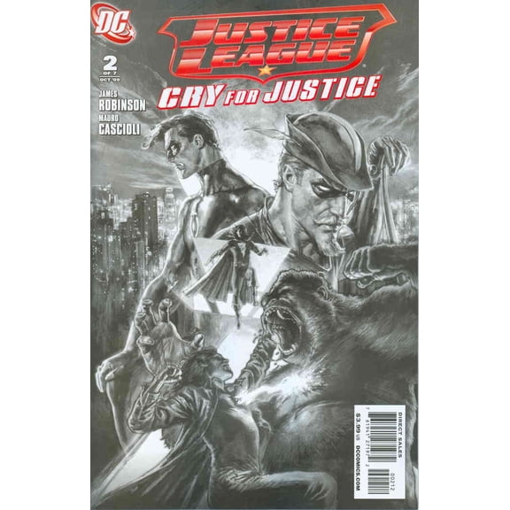 Justice League: Cry for Justice #2 (2nd) VF ; DC Comic Book