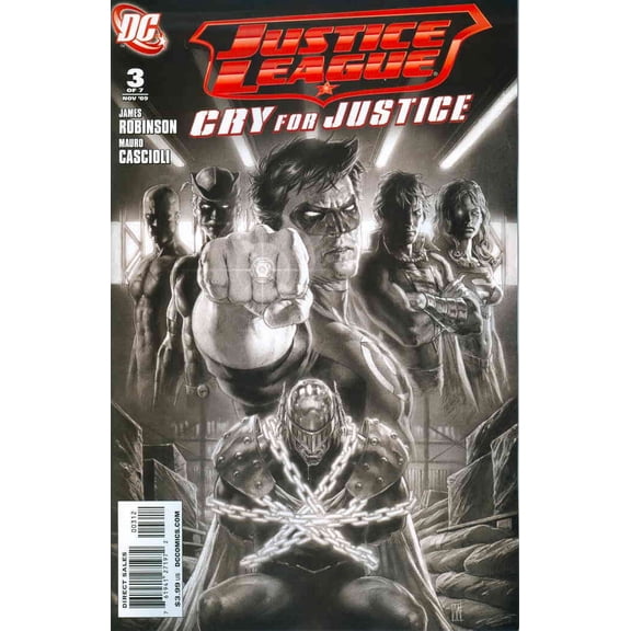 Justice League: Cry for Justice #3 (2nd) VF ; DC Comic Book