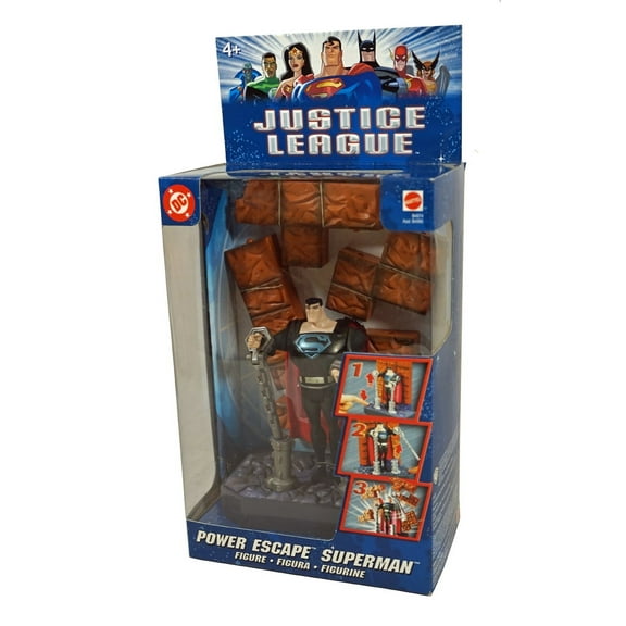 Justice League DC Power Escape Superman - Includes Action Figure, Breakaway Chains & Dungeon Bricks