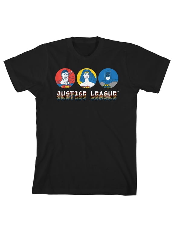 Justice League Dream Team Toddler Boy's White Tee-2T