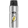 thumbnail image 1 of Justice League Flash Logo, THERMOS STAINLESS KING Stainless Steel Drink Bottle, Vacuum insulated & Double Wall, 24oz, 1 of 7
