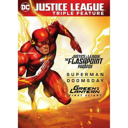 Justice League Triple Feature: Flashpoint Paradox/Superman Doomsday/Green Lantern: First Flight [DVD]