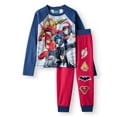 thumbnail image 1 of Justice League Graphic Raglan and Jogger 2 Piece Pajama Sleep Set (Big Boy & Little Boy), 1 of 3